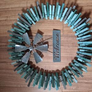 Summer Clothespin Wreaths